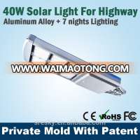 Hot Sale 6m Pole 40w Integrated Led Solar Street Light Price List For Outdoor